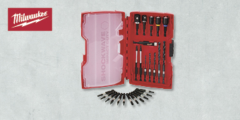 MILWAUKEE SHOCKWAVE DRIVER BIT SET 35PCE 48324007 MILWAUKEE SHOCKWAVE DRIVER BIT SET 35PCE 48324007