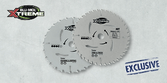 BLU–MOL XTREME SAW BLADE 184MM 24T & 40T (2PK) BLX510–184 BLU–MOL XTREME SAW BLADE 184MM 24T & 40T (2PK) BLX510–184