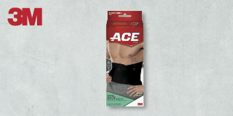 3M ACE SUPPORT ADJUSTABLE BRACES ONE SIZE BACK SUPPORT 3M ACE SUPPORT ADJUSTABLE BRACES ONE SIZE BACK SUPPORT
