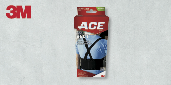 3M ACE SUPPORT ADJUSTABLE BRACES ONE SIZE WORK BELT SUPPORT 3M ACE SUPPORT ADJUSTABLE BRACES ONE SIZE WORK BELT SUPPORT