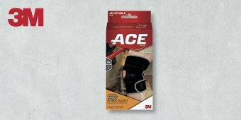 3M ACE SUPPORT ADJUSTABLE BRACES ONE SIZE KNEE SUPPORT 3M ACE SUPPORT ADJUSTABLE BRACES ONE SIZE KNEE SUPPORT