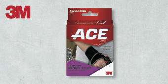 3M ACE SUPPORT ADJUSTABLE BRACES ONE SIZE WRIST SUPPORT 3M ACE SUPPORT ADJUSTABLE BRACES ONE SIZE WRIST SUPPORT