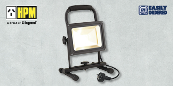 HPM 20W LED IP44 PORTABLE WORKLIGHT BLACK HPM 20W LED IP44 PORTABLE WORKLIGHT BLACK
