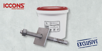 ICCONS THRU BOLT M12 135MM SQUARE WASHER 50 TUB ICCONS THRU BOLT M12 135MM SQUARE WASHER 50 TUB