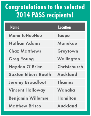 2014 PASS recipients